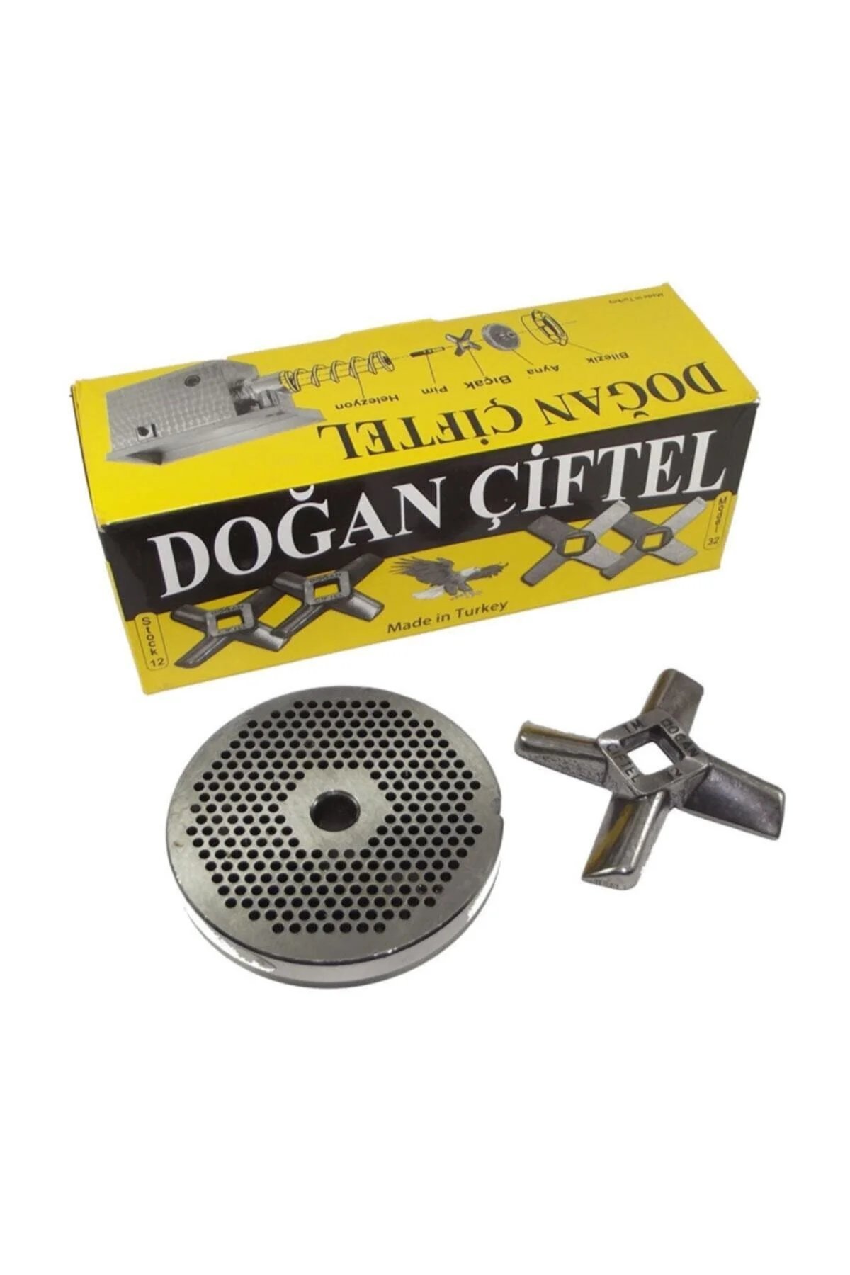 Doğan Çiftel Kıyma Makinesi Bıçak ve Süzgeç Seti