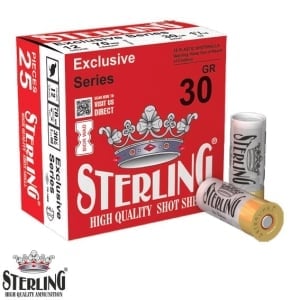 Sterling 12 Cal 30 gr Av Fişeği