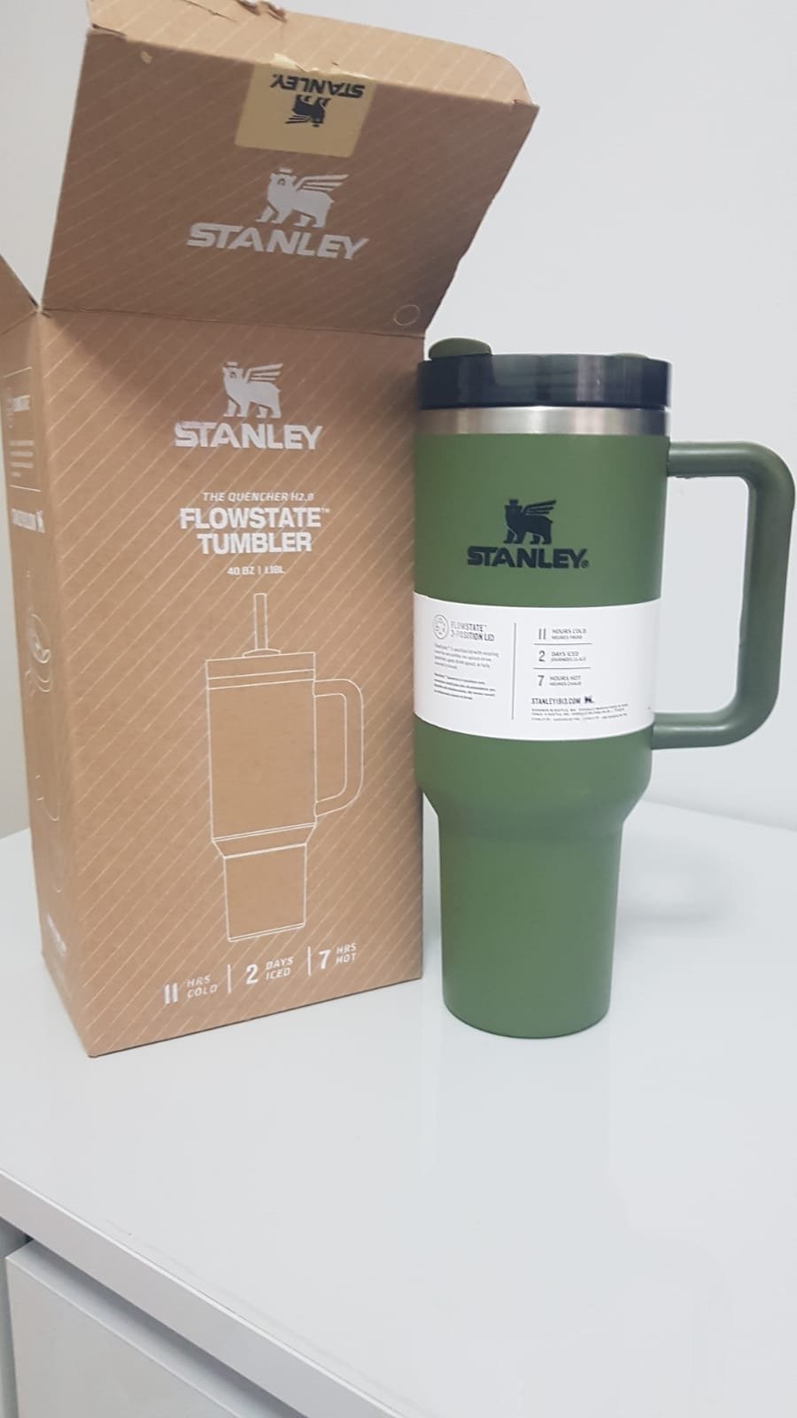Stanley Kulplu Yeşil Termos 1,18 Litre